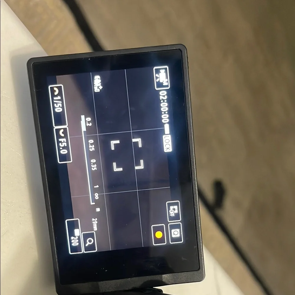 Canon Black Digital Camera with RF Lens